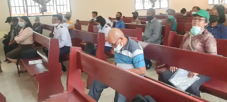 Foto seminar kata kunci bahasa Ija dan Taa